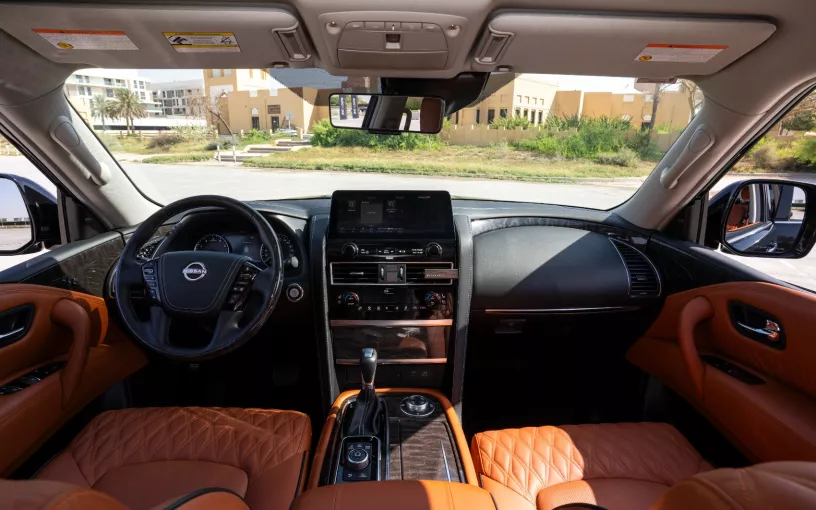 Nissan Patrol Platinum (Black), 2024 for rent in Dubai