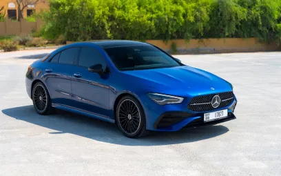Mercedes CLA200 (Синий), 2025 для аренды в Дубай