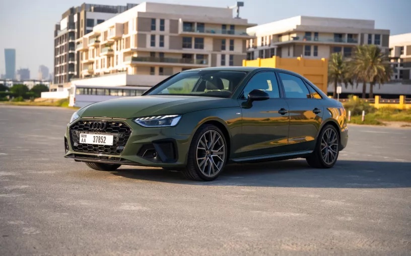 Audi A4 (Green), 2024 for rent in Ras Al Khaimah