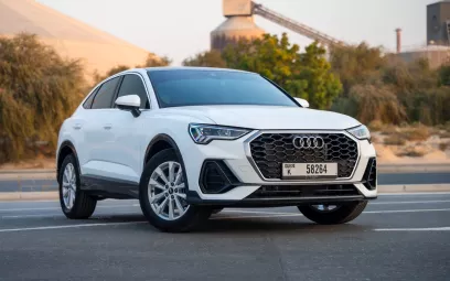 Audi Q3 Sportback (Wei&szlig;), 2025 zur Miete in Dubai