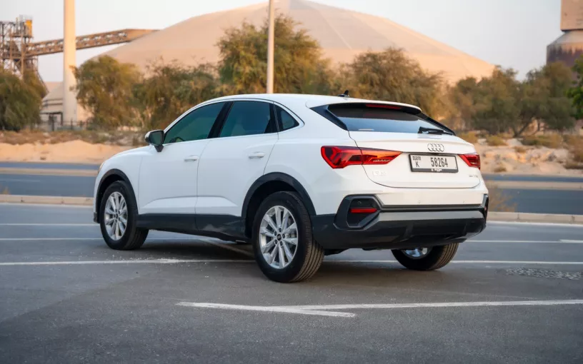 Audi Q3 Sportback (White), 2025 for rent in Sharjah