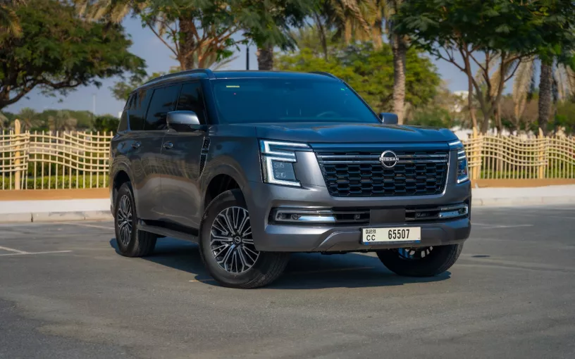 Dubai'de kiralık Nissan Patrol Platinum V6 (Gri), 2025