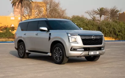 تأجير نيسان باترول Platinum V6 (فضة), 2025 في دبي