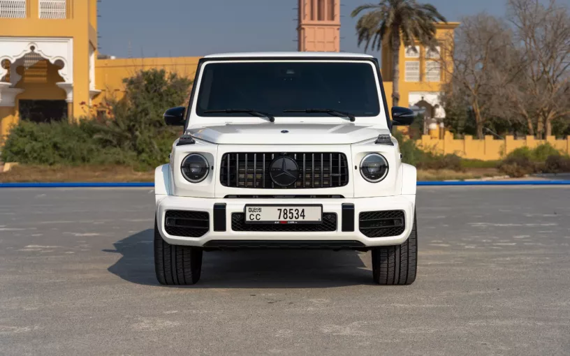 Mercedes G63 AMG (Белый), 2022 для аренды в Дубай