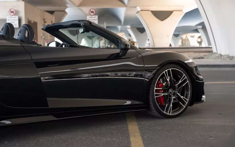 Audi R8 Spyder (Black), 2022 for rent in Sharjah