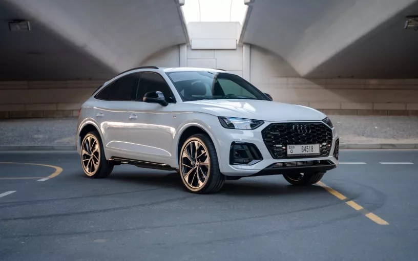 Audi Q5 Sportback (White), 2025 for rent in Sharjah