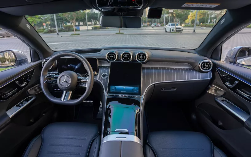 Mercedes GLC 300 (Silver), 2024 for rent in Ras Al Khaimah