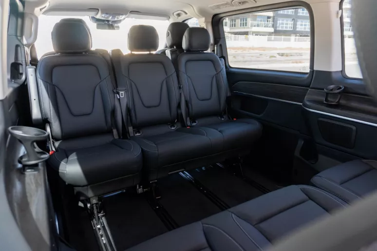 Mercedes V300 Avantgarde Extra Long (Black), 2025 for rent in Dubai