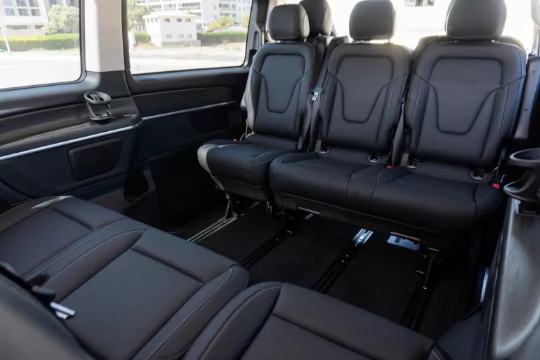 Mercedes V300 Avantgarde Extra Long (Black), 2025 for rent in Dubai