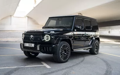 Mercedes G63 AMG (Black), 2025 for rent in Dubai
