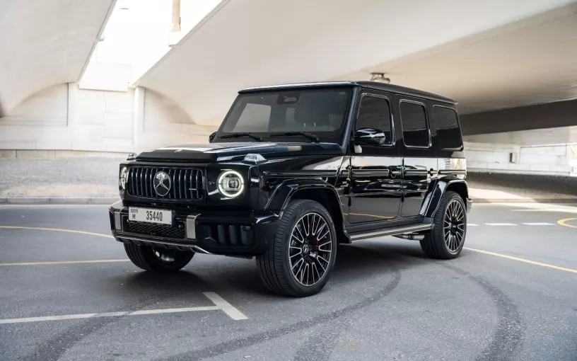Mercedes G63 AMG (Black), 2025 for rent in Dubai