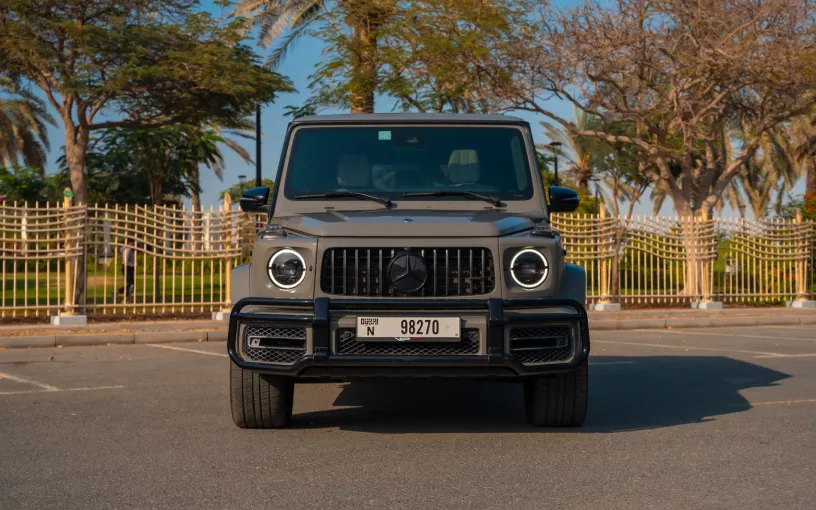 Mercedes G63 AMG (Nardo grey), 2022 for rent in Ras Al Khaimah