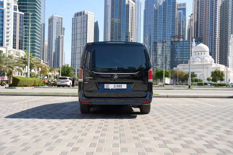 Mercedes V300 Avantgarde Extra Long (Black), 2025 for rent in Dubai