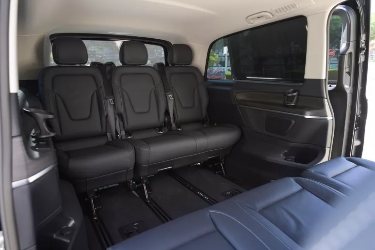 Mercedes V300 Avantgarde Extra Long (Black), 2025 for rent in Dubai