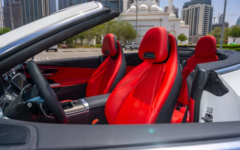 Mercedes CLE 200 AMG cabriolet/convertible (White), 2025 for rent in Abu Dhabi