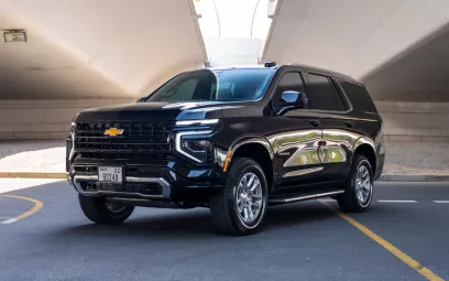 Chevrolet Tahoe (Черный), 2025 для аренды в Дубай