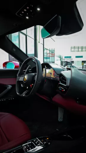 Ferrari 296 (Red), 2023 for rent in Abu Dhabi