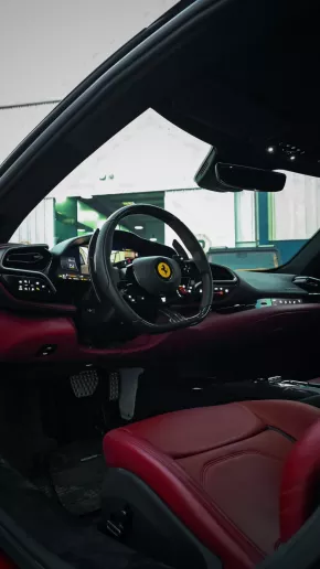Ferrari 296 (Red), 2023 for rent in Abu Dhabi