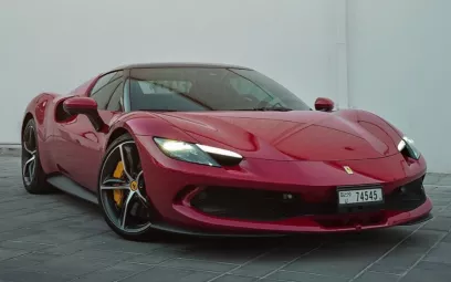 Ferrari 296 (Red), 2023 for rent in Dubai