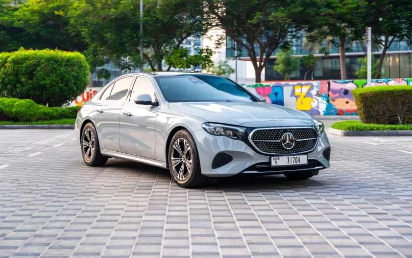 Mercedes E200 (Grey), 2025 for rent in Ras Al Khaimah