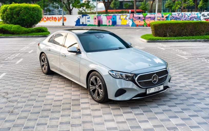 Mercedes E200 (Grey), 2025 for rent in Ras Al Khaimah