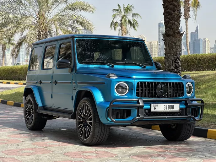 Mercedes G63 AMG (Blue), 2025 for rent in Dubai