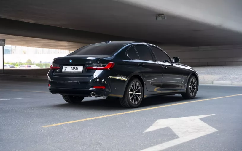 BMW 318i (Black), 2025 for rent in Dubai