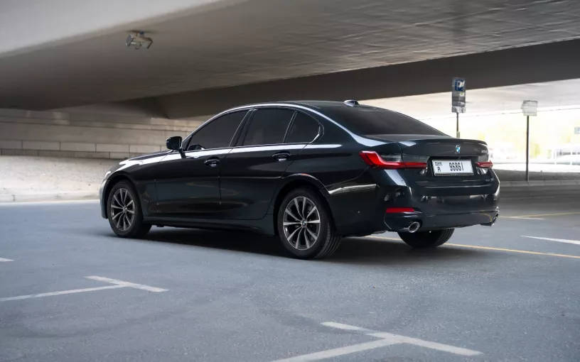BMW 318i (Black), 2025 for rent in Dubai