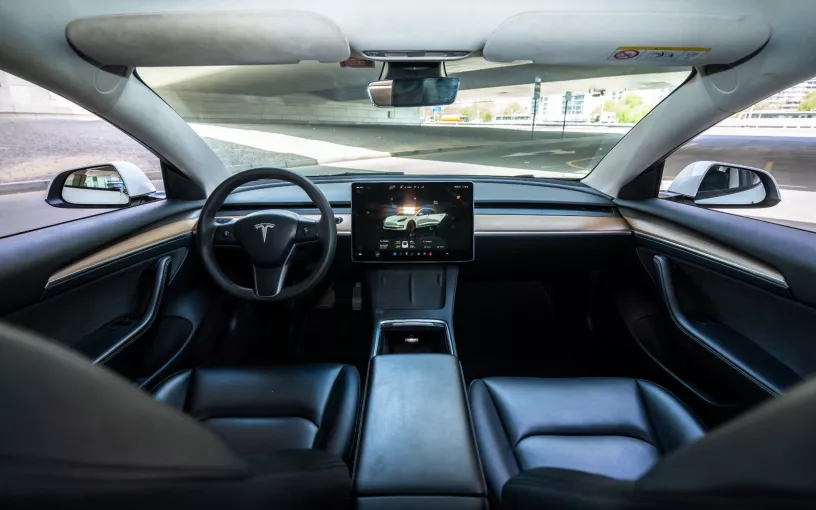 Tesla Model 3 (White), 2023 for rent in Dubai