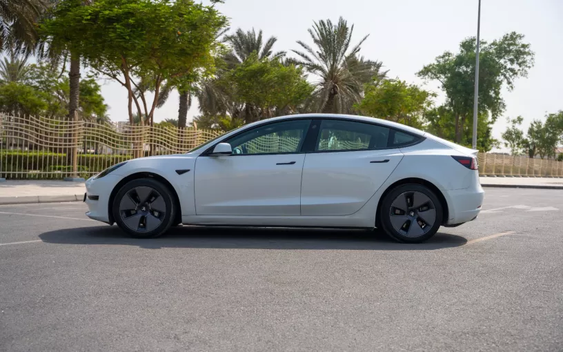 Tesla Model 3 (White), 2023 for rent in Sharjah