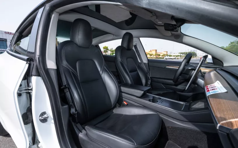 Tesla Model 3 (White), 2023 for rent in Sharjah