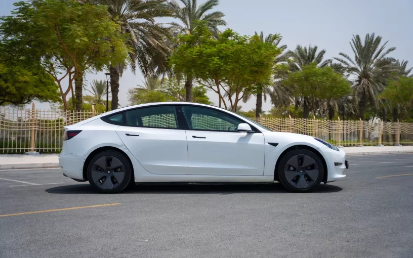 Tesla Model 3 (White), 2023 for rent in Dubai