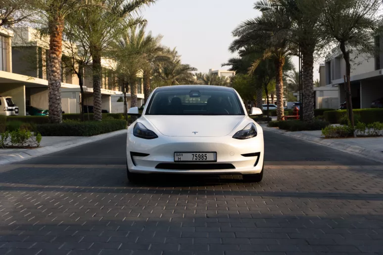 Tesla Model 3 (White), 2023 for rent in Dubai