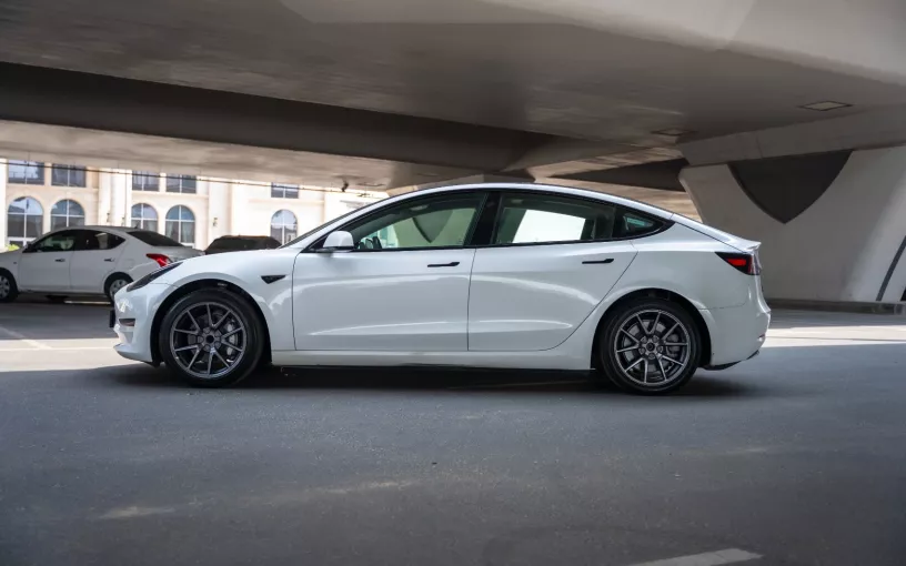 Tesla Model 3 (White), 2023 for rent in Dubai