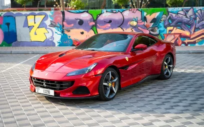 Ferrari Portofino Rosso for rent in Dubai