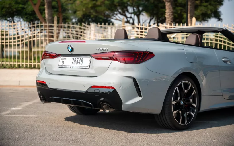 BMW 420i (Grigio Nardo), 2025 in affitto a Dubai