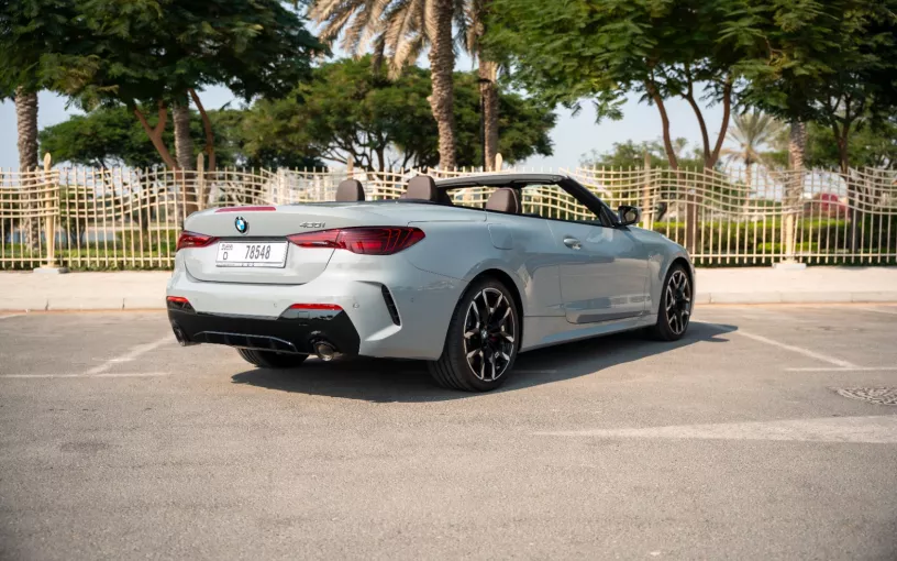 BMW 420i (Grigio Nardo), 2025 in affitto a Dubai