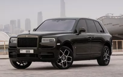 Rolls Royce Cullinan (Green), 2023 for rent in Dubai