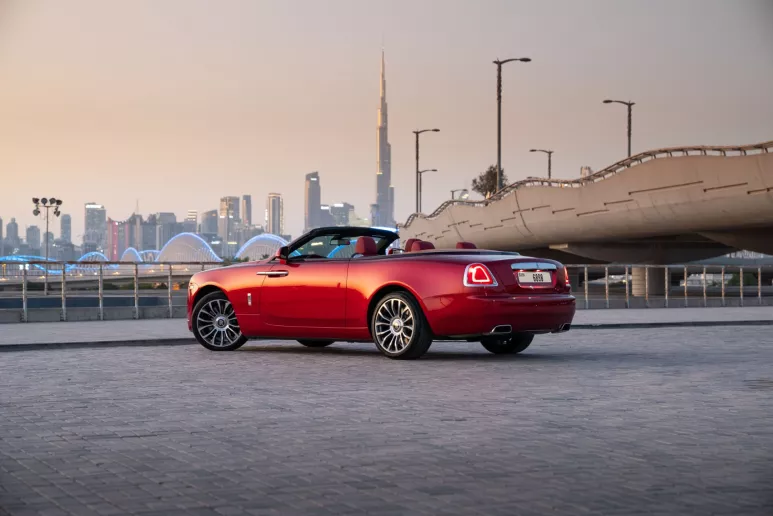 Rolls Royce Dawn (Red), 2022 for rent in Dubai