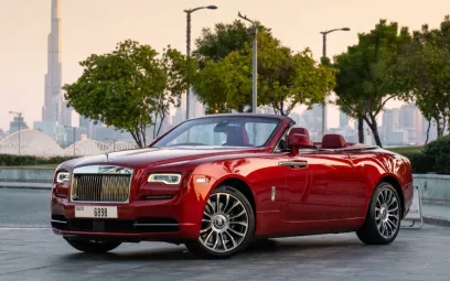 Rolls Royce Dawn (Red), 2022 for rent in Dubai
