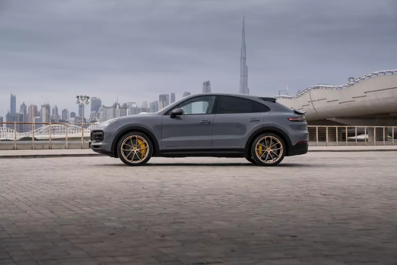Porsche Cayenne Turbo GT (Grey), 2023 for rent in Dubai