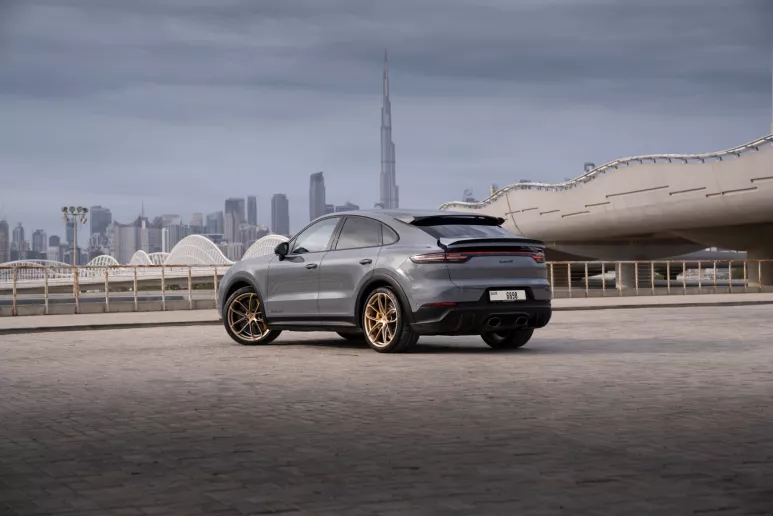 Porsche Cayenne Turbo GT (Grey), 2023 for rent in Dubai