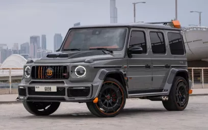 Mercedes G63 Brabus (Grey), 2024 for rent in Dubai