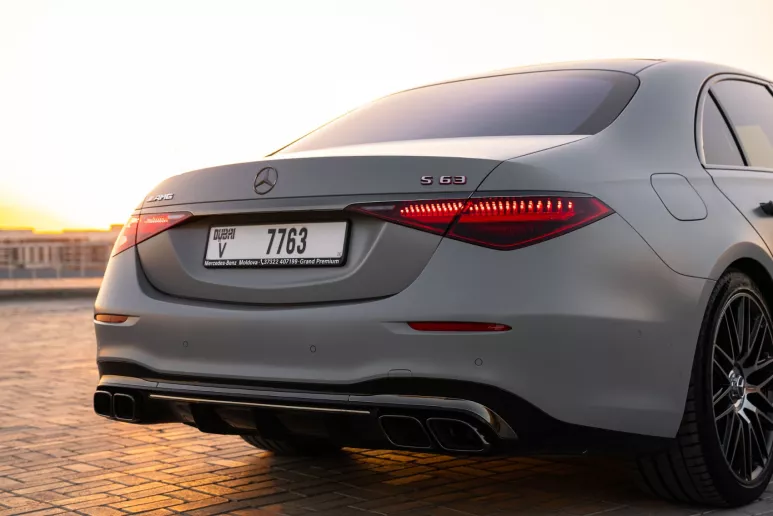 Mercedes S63 AMG (Grey), 2025 for rent in Dubai