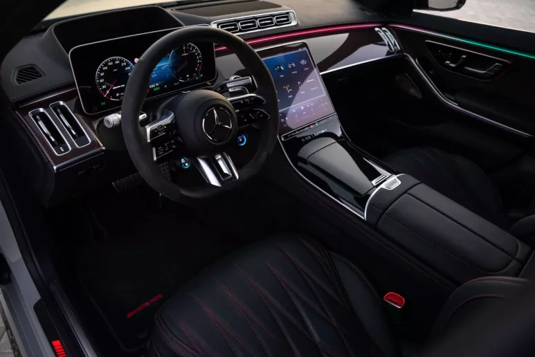 Mercedes S63 AMG (Grey), 2025 for rent in Dubai