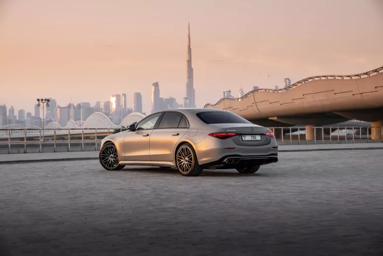 Mercedes S63 AMG (Grey), 2025 for rent in Dubai
