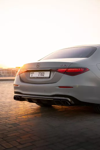Mercedes S63 AMG (Grey), 2025 for rent in Dubai