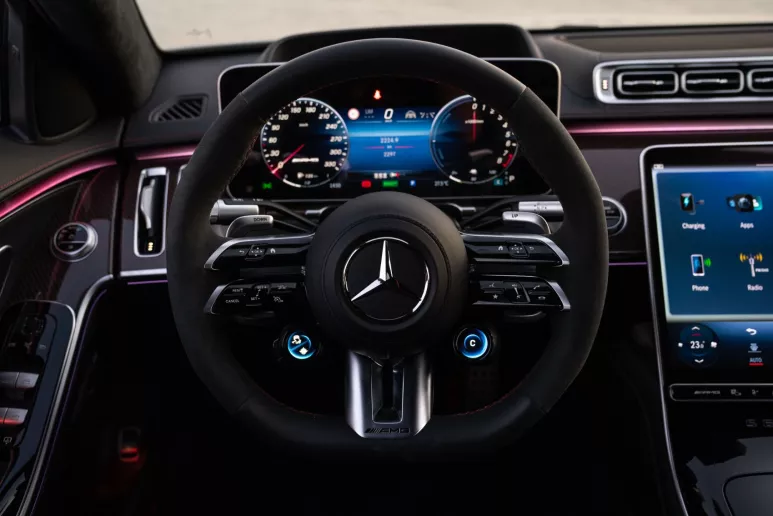 Mercedes S63 AMG (Grey), 2025 for rent in Dubai