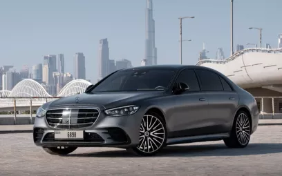 Mercedes S500 (Grey), 2022 for rent in Dubai