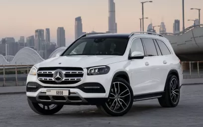 在迪拜 租 梅赛德斯 GLS 450 (灰色), 2021